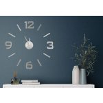 G21 Classic Style öntapadó falióra, ezüst