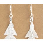 Fülbevaló - Ezüst Fenyő