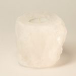 Kristályos Himalájai Só Gyertyatartó - 600-800g