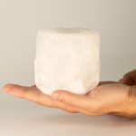 Kristályos Himalájai Só Gyertyatartó - 600-800g