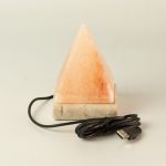 Minőségi USB Piramis Sólámpa - 9 cm (színváltós)