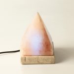 Minőségi USB Piramis Sólámpa - 9 cm (színváltós)