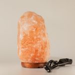 Himalájai sólámpa és talapzat - kb. 3-5 kg - EU-kábel