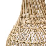 Rattan Asztali Lámpa - Natúr - EU csatlakozó