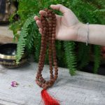 108 Rudraksha Mala Lánc - Barna