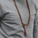 108 Rudraksha Mala Lánc - Natúr