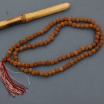 108 Rudraksha Mala Lánc - Natúr