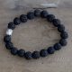 Rudraksha Mala Karkötő - Sötét