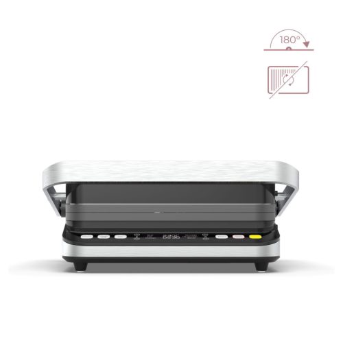 AENO AEG0005 EG5 kontakt grill, 2000 W, 3 az 1-ben sütő, kétoldalas lemezek, 6 program, LED kijelző