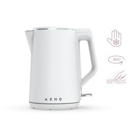   AENO AEK0002 EK2 vízforraló, 2200 W, 1.5 liter kapacitás, dupla falú, LED kijelzés, fehér