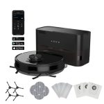 AENO ARC0005S RC5S robotporszívó, 4000 Pa szívóteljesítmény, 2 in 1 portartály, 20 érzékelő és LiDAR, 4 takarítási mód, nedves és száraz tisztítás