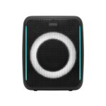 SAL BTCUBE hordozható Boombox, vezeték nélküli hangszóró, 70 watt, 3 hangszóró, Bluetooth TWS, IPX4, beépített akkumulátor