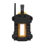 SAL BTWORKPRO munka- és szabadidő hangszóró, multimédia lejátszó, Bluetooth, LED lámpa, power bank, IP55, ütésálló