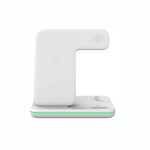 CANYON CNS-WCS302W 3in1 vezeték nélküli töltő, Qi szabvány, micro USB / lightning töltőport, fehér