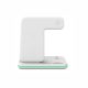 CANYON CNS-WCS302W 3in1 vezeték nélküli töltő, Qi szabvány, micro USB / lightning töltőport, fehér