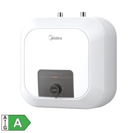   MIDEA D10-20VD1(U) elektromos vízmelegítő, bojler, 2000 W, 10 liter, zománcozott víztartály és fűtőszál, mechanikus vezérlés, konyhapult alá szerelhető