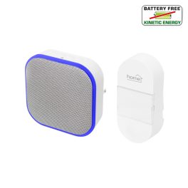   Home DBK 1401AC vezeték nélküli csengő, 140 m hatótávolság, IP44, állítható hangerő, 4 nyomógomb lehetőség