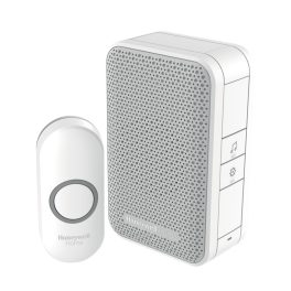   Honeywell Home DC311NP2 vezeték nélküli csengő, 150m hatótávolság, 4 dallam, IP55 védett nyomógomb, 230V tápellátás