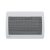 Noirot E184113 Radiance H 1000 BL elektromos hősugárzó panel, 1000 W, IP24 védettség, beépített termosztát LCD kijelzővel, fali kivitel