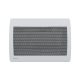 Noirot E184113 Radiance H 1000 BL elektromos hősugárzó panel, 1000 W, IP24 védettség, beépített termosztát LCD kijelzővel, fali kivitel