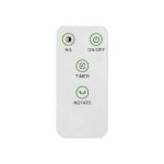 Home FK 252 álló elektromos karbon és halogén kombinált fűtőtest, 1200W/1200W, IPX4 védelem, távirányító, ezüst