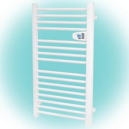   Home FKTW 501 fali elektromos törölközőszárító, 500W, LCD, fehér