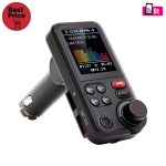 SAL FMBT HIFI autós kihangosító és töltő, dupla USB töltő, QC3.0, feszültségmérő, MicroSD, AUX, D/A és földhurok zajszűrő