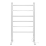 Home FTW22 Fűtött, elektromos ruhaszárító, 90 W, alumínium, szabadon álló kivitel, 50 °C állandó hőmérséklet, vízálló kapcsoló, IPX2