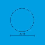Home GLE 20/WW, EVA gömb dekoráció, rugalmas alapanyag, 2 db LED, 20 cm átmérő