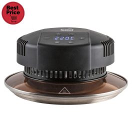  Home HG LS 1000 forró levegős sütőfedél, teljesítmény 1000 W, 45 °C – 220 °C-ig állítható hőmérséklet, max. ∅24 cm edényméret