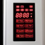 Home HG MH 23 GR mikrohullámú sütő grill funkcióval, digitális, 800 W, 23 literes, gyerekzár, szürke