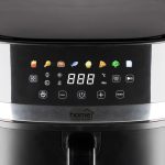 Home HGAF8 digitális air fryer, forrólevegős fritőz, 8 liter kapacitás, 2000 W, hőmérsékleti tartomány 80 – 200 °C