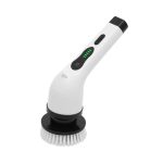 Home HGPB8 elektromos tisztítókefe szett, 25W teljesítmény, 8 cserélhető fej, teleszkópos nyél, változtatható sebesség, tölthető, tartozék USB-C töltőkábellel