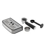 HOME HGPR15 presszókávé főző, 15bar, inox, tejhabosítás, elektronikus vezérlés, automatikus kikapcsolás