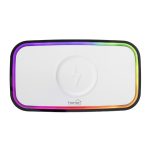 HOME LTCR06 multimédia lejátszó és ébresztőóra, 2x5 Watt, Qi telefontöltés, Bluetooth TWS, FM rádió, LED kijelző, beépített akkumulátor