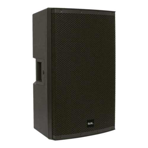 SAL PAP43BT professzionális hangdoboz, 38cm mélysugárzó, ma. 1200 W, aktív zenekari hangdoboz, Bluetooth, MP3, USB, SD, multimédia lejátszó, digitális kijelző