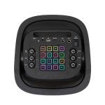 SAL PAR2100BT party hangdoboz, 80W, beépített akkumulátor és LED fénnyel, Bluetooth, AUX és mikrofon bemenetek, 2-utas, 3 hangszóró