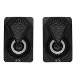 SAL PCS 230 multimédia hangszórópár, 2x3 W, RGB LED effekt, AUX, BT, USB tápkábel