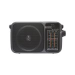 SAL RPR10 hordozható rádió multimédia lejátszóval, vezeték nélküli Bluetooth hangszóró, 3-sávos rádió, MP3 lejátszás USB/microSD eszközről, tölthető