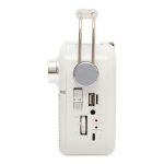 SAL RPR9 napelemes rádió multimédia lejátszóval, FM-AM-SW rádió, Bluetooth, USB és microSD csatlakozás, beépített akkumulátor
