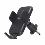 SAL SA063 autós mobiltartó, kb. 55 - 95 mm, félautomata, szellőzőre, egykezes, szilikon felület, forgatható, billenthető