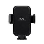 SAL SA063 autós mobiltartó, kb. 55 - 95 mm, félautomata, szellőzőre, egykezes, szilikon felület, forgatható, billenthető