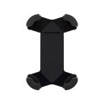 SAL SA065 kerékpáros, rolleres mobiltartó, masszív tartóbilincs, biztonsági retesz, védett sarokelemek, gumi és szilikonbetétek, 18 - 45 mm kormányátmérőre