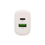 HOME SA20PPS USB hálózati gyorstöltő, 20 Watt, 2in1: USB-A + USB-C aljzat, QC + PD + PPS gyorstöltés, GaN technológia