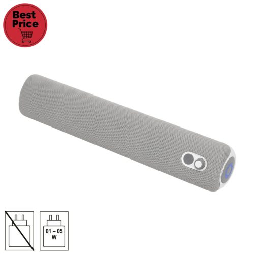 SAL SB 2000 hordozható hangprojektor, 2.1 stereo, BT TWS kapcsolat, 3.5mm AUX, érintőgombok, EQ, mikrofon, USB-C és AUX kábel, IPX5