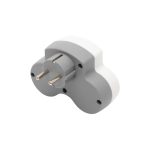 HOME TPF2USBC USBC hálózati töltő, 2.1A, max. 3680 W, 2 db földelt hálózati aljzat gyermekvédő zsaluval