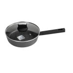 Zilan ZLN0874 Spotty Chef magasfalú serpenyő fedővel, 24 cm, 2,4 literes, tapadásmentes bevonat