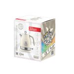 Zilan ZLN1184 retró vízforraló, 2200 W, 1,7 literes, hőmérsékletkijelzés, 360°-ban forgatható állvány, fehér