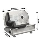 Zilan ZLN3376 szeletelőgép, 150 W, 190 mm-es forgókés, állítható szeletelési vastagság, biztonságos kivitel