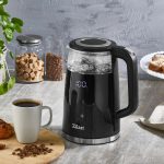 Zilan ZLN7859 vízforraló, max. 2200 W, 1,5 literes, rejtett fűtőszál, digitális kijelző